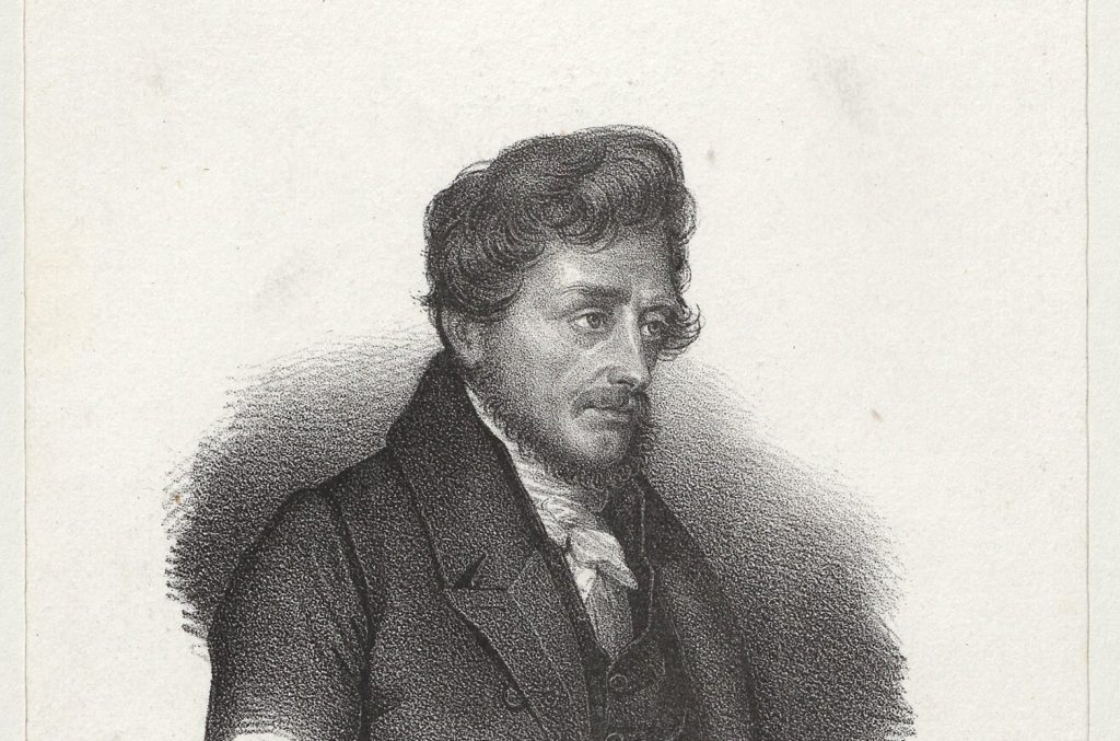 Юахим Левеллель, литография Николаса Маурина, 1832