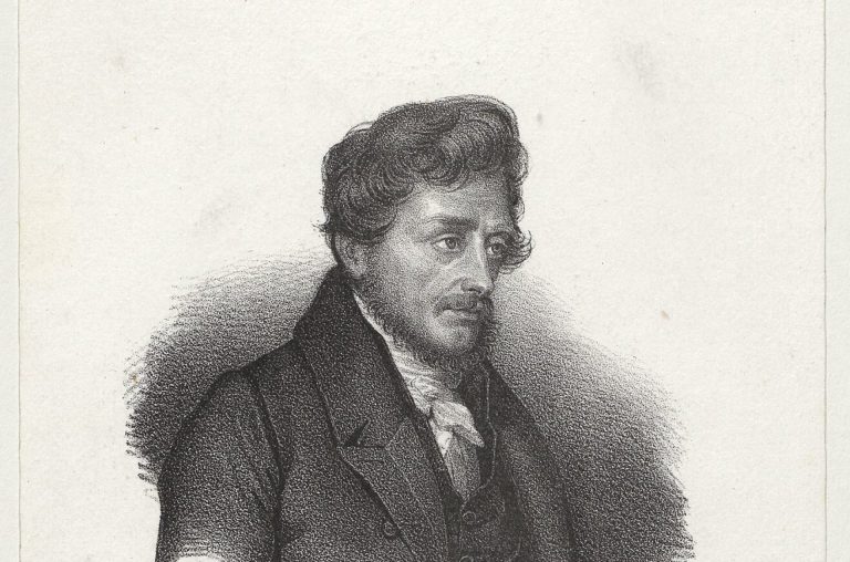 Юахим Левеллель, литография Николаса Маурина, 1832