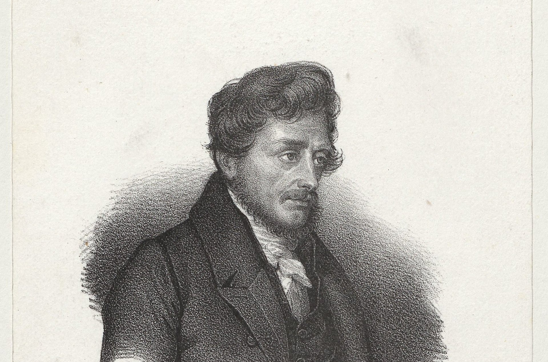 Юахим Левеллель, литография Николаса Маурина, 1832